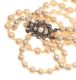 CULTURED PEARLS WITH SILVER CRYSTAL DOUBLE CLASP at Ross's Online Art Auctions
