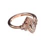9CT ROSE GOLD DIAMOND RING at Ross's Online Art Auctions