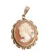 9CT GOLD CAMEO RING AND CAMEO PENDANT at Ross's Online Art Auctions
