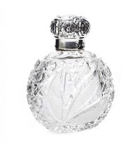 ANTIQUE STERLING SILVER-TOPPED PERFUME BOTTLE at Ross's Online Art Auctions