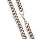 HEAVY STERLING SILVER ALBERT CHAIN AND FOB at Ross's Online Art Auctions