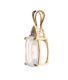 14CT GOLD PENDANT SET WITH MILKY QUARTZ AND CRYSTAL at Ross's Online Art Auctions