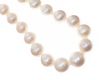 SILVER-GREY FRESH WATER PEARLS WITH 9CT WHITE GOLD CLASP at Ross's Online Art Auctions