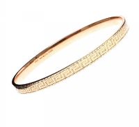 9CT GOLD PLATED SLAVE BANGLE at Ross's Online Art Auctions