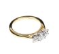 18CT GOLD DIAMOND THREE STONE RING at Ross's Online Art Auctions