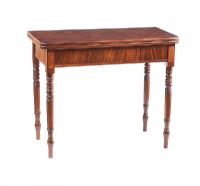 GEORGIAN TURN OVER LEAF TEA TABLE at Ross's Online Art Auctions