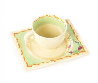 CLARICE CLIFF CUP AND SAUCER at Ross's Online Art Auctions
