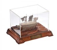 CASED SILVER SHIP at Ross's Online Art Auctions