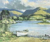 ROWING BOAT, CONNEMARA by Maurice Canning Wilks ARHA RUA at Ross's Online Art Auctions