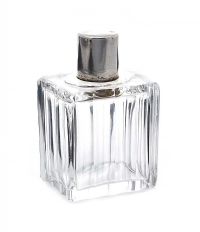 ANTIQUE FRENCH SILVER-TOPPED PERFUME BOTTLE at Ross's Online Art Auctions