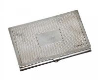 STERLING SILVER CARD CASE at Ross's Online Art Auctions