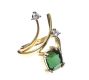 GOLD TOURMALINE AND DIAMOND RING at Ross's Online Art Auctions