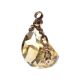 9CT GOLD CITRINE SWIVEL FOB at Ross's Online Art Auctions