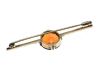 GOLD-TONE CITRINE BAR BROOCH at Ross's Online Art Auctions