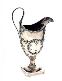 LONDON SILVER CREAM JUG at Ross's Online Art Auctions