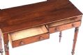 VICTORIAN MAHOGANY TWO DRAWER SIDE TABLE at Ross's Online Art Auctions