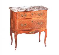 MARBLE TOP CHEST OF DRAWERS at Ross's Online Art Auctions