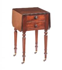 VICTORIAN MAHOGANY DROP LEAF TABLE at Ross's Online Art Auctions
