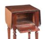 VICTORIAN MAHOGANY DROP LEAF TABLE at Ross's Online Art Auctions