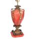 PAIR OF REPRODUCTION TABLE LAMPS & SHADES at Ross's Online Art Auctions