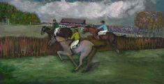 THE LAST JUMP by James Bingham at Ross's Online Art Auctions