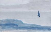DISTANT BOAT by Markey Robinson at Ross's Online Art Auctions