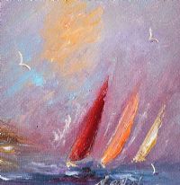 SAIL AWAY by Carol Ann Waldron at Ross's Online Art Auctions