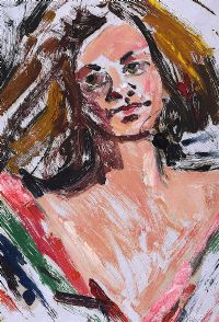 PORTRAIT OF A GIRL by Basil Rakoczi at Ross's Online Art Auctions
