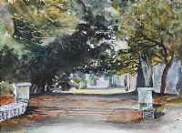 COUNTRY LANE by Elsie Bell at Ross's Online Art Auctions