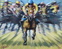 FULL SPEED AHEAD by Leo Casement at Ross's Online Art Auctions