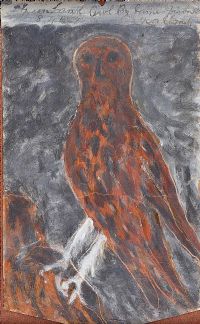 GREENLAND OWL, TORY ISLAND by James Dixon at Ross's Online Art Auctions