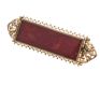 VINTAGE TIFFANY & CO. 1940'S CARVED CARNELIAN BROOCH at Ross's Online Art Auctions