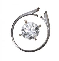 LOOSE DIAMOND WITH ORIGINAL PLATINUM MOUNT at Ross's Online Art Auctions
