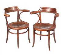 PAIR OF BENTWOOD ARMCHAIRS at Ross's Online Art Auctions