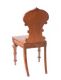 WILLIAM IV MAHOGANY HALL CHAIR at Ross's Online Art Auctions