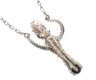 STERLING SILVER GEM-SET OCTOPUS PENDANT AND CHAIN at Ross's Online Art Auctions
