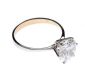 18CT WHITE GOLD CUBIC ZIRCONIA RING at Ross's Online Art Auctions