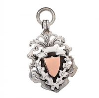 STERLING SILVER SHIELD PENDANT at Ross's Online Art Auctions