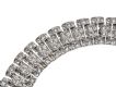 SILVER-TONE DIAMANTE COLLAR at Ross's Online Art Auctions