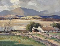 ABOVE DUNFANAGHY, DONEGAL by Maurice Canning Wilks ARHA RUA at Ross's Online Art Auctions