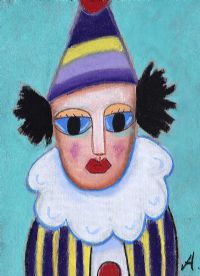 MARKEY THE CLOWN by Annie Robinson at Ross's Online Art Auctions
