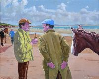 DONEGAL HORSE SALES by Robert Taylor Carson RUA at Ross's Online Art Auctions