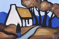 FOREST COTTAGE by J.P. Rooney at Ross's Online Art Auctions