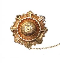 VICTORIAN 14CT GOLD BROOCH at Ross's Online Art Auctions