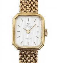 MARVIN REVUE 9CT GOLD LADY'S WRIST WATCH at Ross's Online Art Auctions