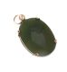 9CT GOLD MOUNTED JADE PENDANT at Ross's Online Art Auctions