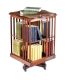 EDWARDIAN REVOLVING BOOKCASE at Ross's Online Art Auctions