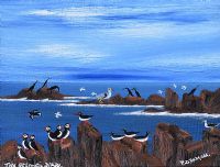 BIRDS FROM THE NORTH ATLANTIC by Patsy Dan  Rodgers at Ross's Online Art Auctions