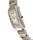 CARTIER STAINLESS STEEL AND 18CT GOLD DIAMOND-SET 'TANK FRANCAISE' LADY'S WRIST WATCH at Ross's Online Art Auctions
