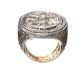 SILVER DIAMOND-SET RING at Ross's Online Art Auctions